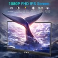 thumbnail image 2 of Monitor portátil KYY 15.6 pulgadas FHD 1080P USB C HDMI con cubierta inteligente, 2 of 9
