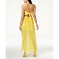 thumbnail image 3 of The Edit By Seventeen Juniors Crocheted Maxi Dress Yellow 9, 3 of 3