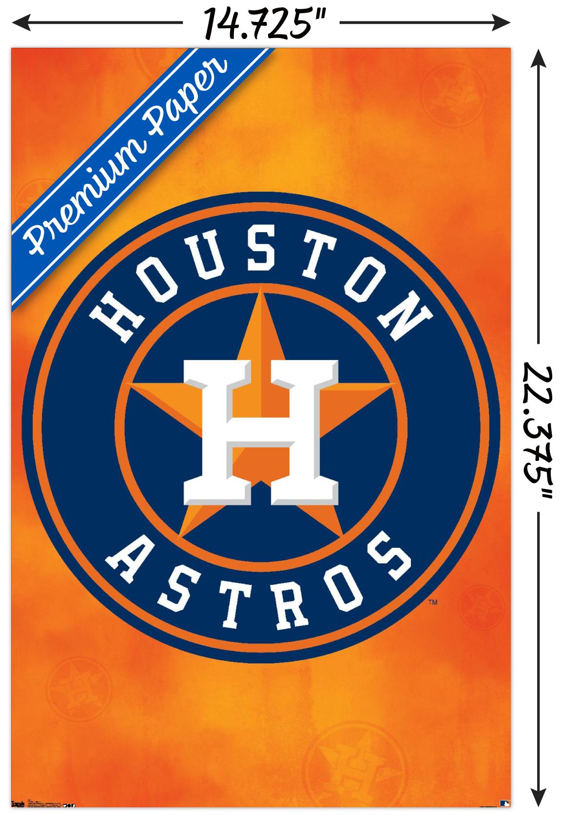 MLB Houston Astros - Logo 13 Wall Poster, 14.725" x 22.375"