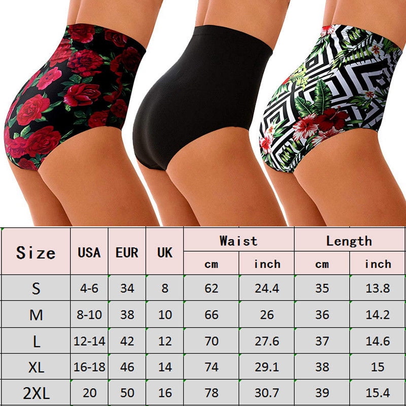Bikini Bottoms Shorts Holiday Beachwear Swimwear Size 8 10 12 14 16 18