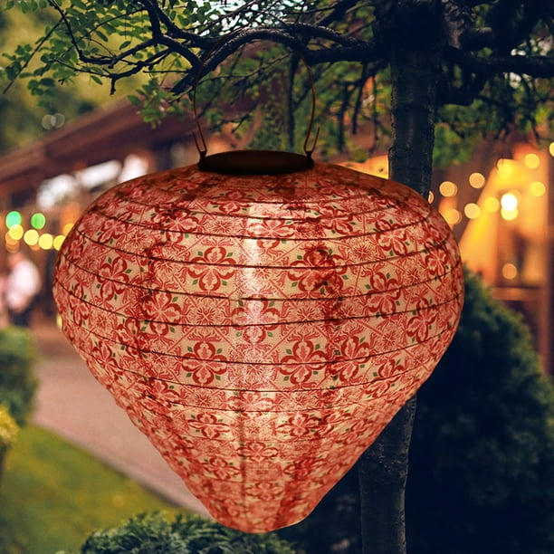 Linterna Solar Ball Light 300LM Lámpara de decoración exterior para pasillo Verand Patio (A)
