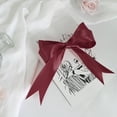 thumbnail image 4 of LoomJoyz Double Face Burgundy Satin Ribbon 1-1/2" X 50 Yards, Easter & Spring Decor Ribbon for Gift Wrapping, Weddings, Party, Hair Bows, Invitations & Craft Decorations, 4 of 8