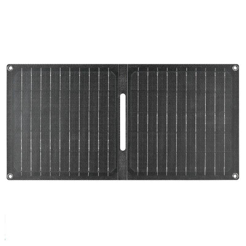 lanema 15W 5V Foldable Solar Charger ETFE Solar Panel Charger with USB Type C Output Ideal for Outdoor Camping Rooftop Use