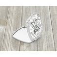 thumbnail image 2 of Letter X Musical Note Letters Compact Mirror, 2 of 4