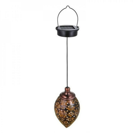 

Big Sales!!Hanging Solar LampLed Courtyard Lamp Metal Waterproof Lamp Outdoor Garden Decoration Light