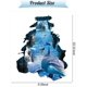 thumbnail image 4 of 3D Broken Blue Dolphin Ocean World Wall Stickers, Lifelike Ice Age and Under The Sea Tropical Fish Wall Decal, Peel and Stick Underwater Wall Decor fo, 4 of 5