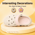 thumbnail image 6 of Kids Garden Clogs with Removable Insoles for Boys Girls (Toddler/Little/Big Kids), Lightweight EVA Slip on Sandals with Arch Support, Indoor Shower Shoes Outdoor Beach Pool Water Shoes, White, 6 of 9