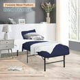 MGHH Bed Frame, Foldable Metal Platform Bed Frame Mattress Foundation