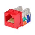 thumbnail image 2 of Monoprice - Keystone jack - CAT 6 - RJ-45 - Rouge, 2 of 7