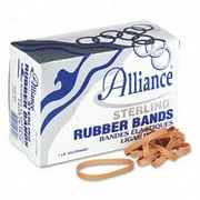 Alliance  Sterling Ergonomically Correct Rubber Bands  #64  1/4 x 3-1/2  440 per 1lb Box