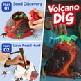 thumbnail image 4 of Klever Kits 3-in-1 Dinosaur Fossil Dig Kit STEM Learning Toys with Glow in The Dark Dinosaurs Toy and Sensory Play Sand, Gift for Kids Aged 6+, 4 of 10