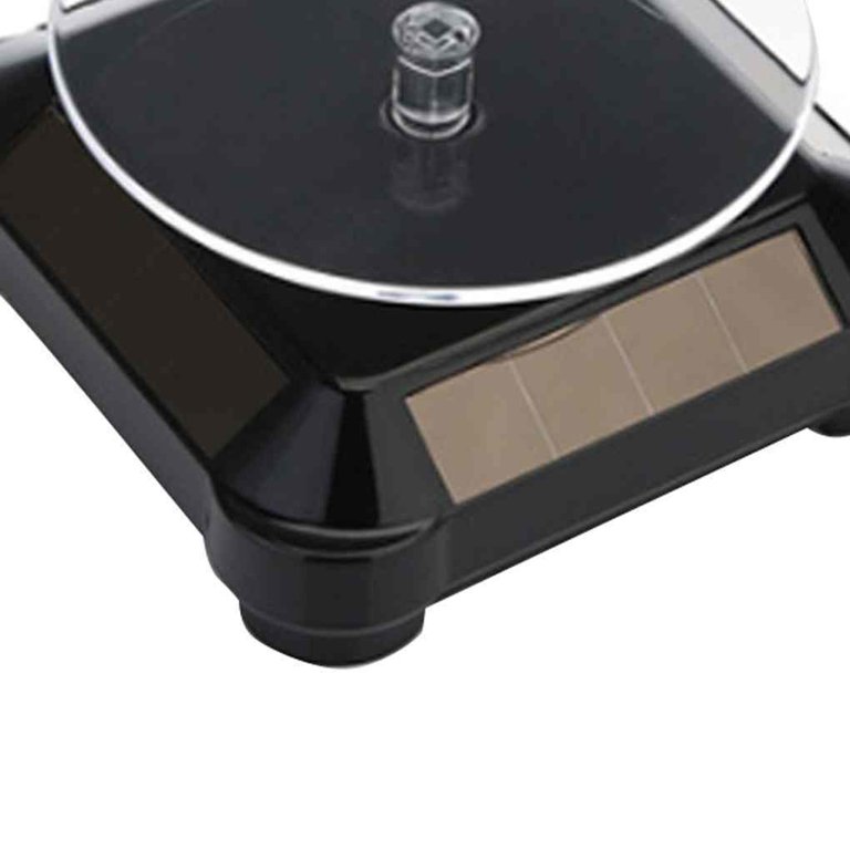 Buy Electronictechcrafts Mini Solar Powered Rotating Rotary Turntable  Display Stand Online at desertcartINDIA