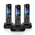 thumbnail image 1 of Teléfono inalámbrico Motorola Voice D8713 con 3 auriculares y Bluetooth, 1 of 5
