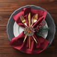 thumbnail image 1 of Juego de 6 servilleteros Tal para mesa de Navidad, corona de Navidad, servilletero, servilleta, hebilla, decoración de mesa para bodas ZefeiWu  9024735306870, 1 of 1