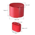thumbnail image 2 of Estuche de viaje para reloj de cuero Caja de reloj individual para hombres y mujeres, 1 ranura, roja, 2 of 6