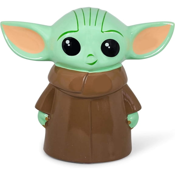 Silver Buffalo Star War's The Mandalorian The Child Large Ceramic Coin Bank