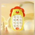 thumbnail image 2 of Interactive Lion-Shaped Baby Phone Toy for 0-3 Years: Bite-Safe ABS Material, Early Education Music & Sound Features, Stimulate Cognitive Development, (Batteries Not Included), 2 of 5