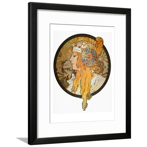 Mucha Poster, C1900, Figurative Framed Art Print Wall Art by Alphonse Mucha Sold by Art.Com