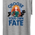 thumbnail image 3 of Disney Princess - Merida Choose Your Own Fate - Women's Short Sleeve Graphic T-Shirt, 3 of 5