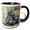 Black/White, variant on 3drose, Two Juvenile Vervet Monkey Fighting, Lake Manyara Np, Tanzania, 15oz Mug