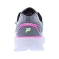 thumbnail image 3 of Fila Wanderun Strap Boys Shoes Size 10.5, Color: Grey/Pink, 3 of 5