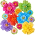 thumbnail image 1 of Flores de papel de seda TaoBary, 12 unidades, grandes, 50 cm y 25 cm, 1 of 8