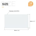 thumbnail image 2 of Uxcell Lot de 10 Cartes PVC Vierges 20mil pour Imprimante de Badges et Graphiques, 2 of 6