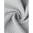 thumbnail image 5 of INSPIRE CHIC Women's Waffle Spa Wrap & Hair Towel Dress Body Wrap Robes Snap Closure Towelling Gym Shower Bathrobe One Size Gray, 5 of 6