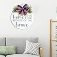 thumbnail image 3 of Etiqueta Circular Americana para señal de puerta pared decorativa exterior Yuyangstore etiqueta colgante, 3 of 7