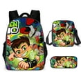 thumbnail image 2 of Ben 10 Backpack with Lunch Box & Pencil Pouch 17 Inch Cute Ben Themed Backpack, 2 of 4