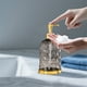 thumbnail image 5 of Botella dispensadora de jabón líquido de 450 ml, dispensador de desinfectante de manos de plástico transparente con bomba para baño y cocina, recipiente rellenable para jabón, loción y champú, soluci, 5 of 6