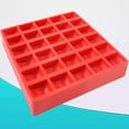 thumbnail image 3 of Plastic Coin Holder Box Coin Storage Organizer Box Coin Collection Supplies (Red), 3 of 9