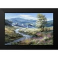 thumbnail image 2 of Withaar, Reint 18x13 Black Modern Framed Museum Art Print Titled - Lonely deers, 2 of 5