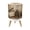 Color 2, variant on Small Trash Can with Lid Movie Sign Vintage Old Film Reels Popcorn Film Reel Cassette 1.8 Gallon Dog Proof Trash Can Round Garbage Can Waste Bin Wastebasket for Bathroom Bedroom Living Room