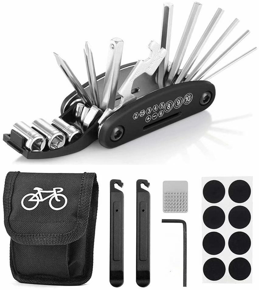 Bicycle multitool, 16 in 1 tools for bicycle repair set
