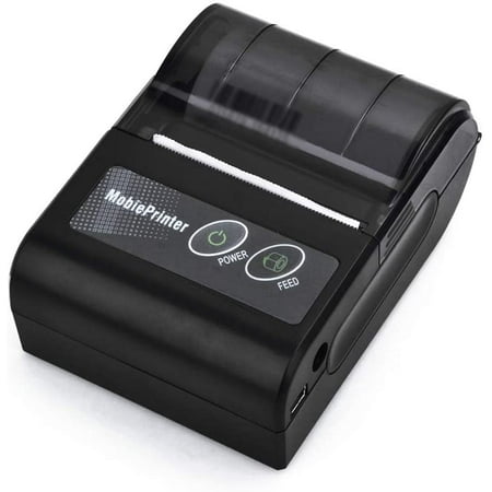 Imprimante thermique sans fil portable BT, mini imprimante de