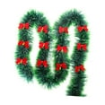 thumbnail image 2 of Herunwer Guirlandes de Noël en Guirlande avec Nœuds Rouges pour Fêtes Intérieures et Extérieures Mardi Gras Noël et Autres Festivités, 2 of 9