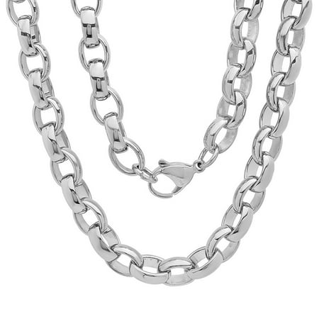 Hmy Jewerly Stainless Steel Chain Link Necklace