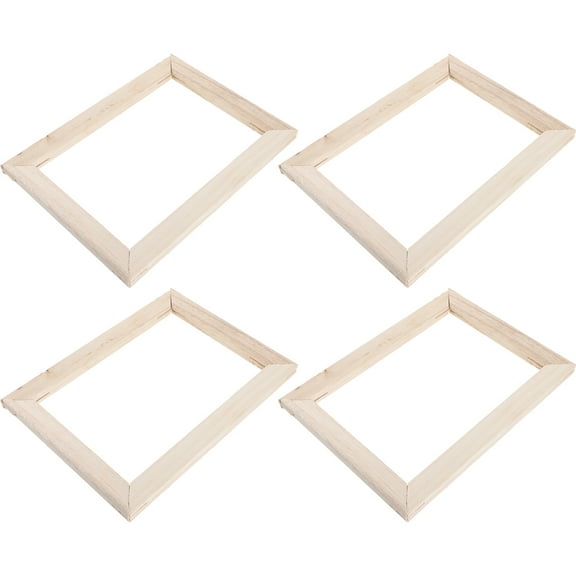 WHAMVOX Wood Painting Frames for Canvas Perfect for Oil Painters and Artists Khaki Pieces