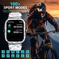 thumbnail image 7 of YMTQ Military Smart Watches for Men (Make/Answer Calls) with 3ATM Waterproof, Tactical Rugged Watch 1.96" HD Screen 100+ Sports Modes Fitness Tracker Compatible with Android iPhone, 7 of 7
