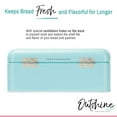 thumbnail image 5 of OUTSHINE Vintage Metal Bread Box & Kitchen Utensil Holder Set, Mint | Large Bread Box w/Swing Up Lid | Farmhouse Bread Box & Utensil Holder for Countertop | Kitchen Decor | Housewarming Gift, 5 of 10