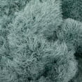 thumbnail image 4 of Well Woven Kuki Chie Glam Solid Textured Ultra-Soft Light Blue 2'3" x 7'3" Runner Two-Tone Shag Area Rug, 4 of 8