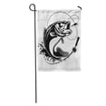 thumbnail image 1 of SIDONKU Walleye Fishing Bass Fish Club Emblem White Jump Black Lure Vintage Garden Flag Decorative Flag House Banner 28x40 inch, 1 of 2