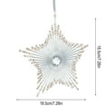 thumbnail image 3 of Neoyler Snowflake Pendant Acrylic Hanging Indoor Christmas Ornaments Crystal Like From Transparent Acrylic Tree Display Suit Christmas Decor Brings Festive Warmth 7.3In Clear, 3 of 6