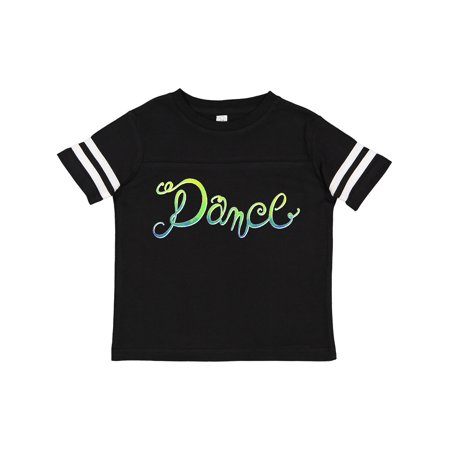 

Inktastic Dance Hand Lettered in Sea Colors Gift Toddler Boy or Toddler Girl T-Shirt
