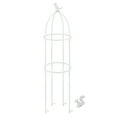 thumbnail image 1 of Unique Bargains Plastic Plant Support Cage Bird Shape Climbing Trellis White, 1 of 5