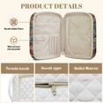 thumbnail image 5 of ZUXONGSY Lion Cross Print Quilted Bible Case for Women Bible Bag Stylish Handbag with Multiple Pockets Carrying Book Case for Religious, 5 of 7