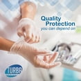 thumbnail image 6 of Turba Medical Clear Disposable Vinyl Gloves, Small, Latex-Free & Powder-Free, Ambidextrous, 100 Count, 6 of 6