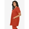 thumbnail image 3 of Roaman's Women's Plus Size Two Pocket Soft Knit Swing Tunic, 3 of 4