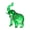Green, variant on Yihuala Crystal Elephant Statues Elephant Figurines Home Decors Table Centerpieces Glass Art Animals Collectible